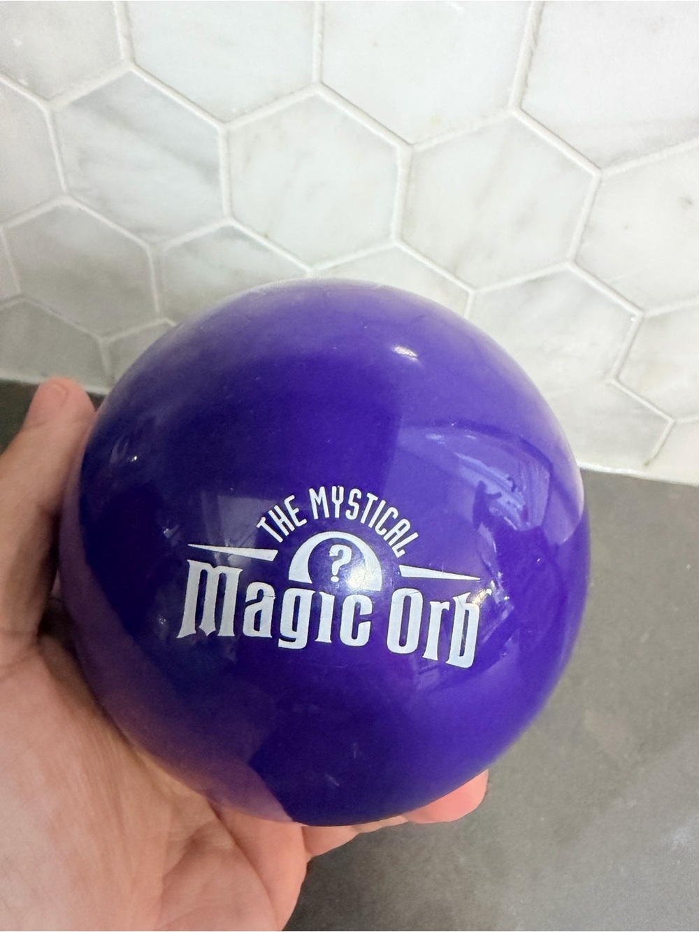 The Mystical Magic Orb Shiny Purple Collectible magic eight ball